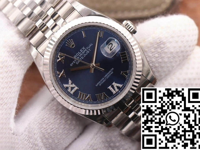 Factory Blue Datejust Dial EW 126234 Rolex 0520